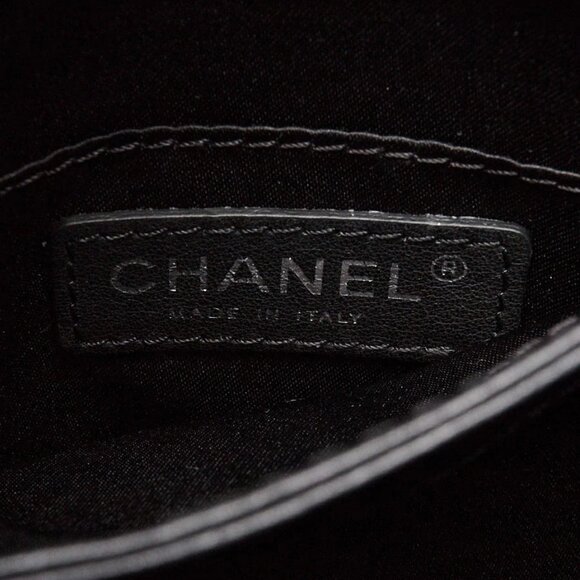 Chanel Black Diamond Quilted Leather Citizen Mini Flap Bag - Picture 6 of 12